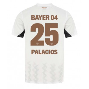 Bayer Leverkusen Exequiel Palacios #25 Gostujuci Dres 2024-25 Kratak Rukavima